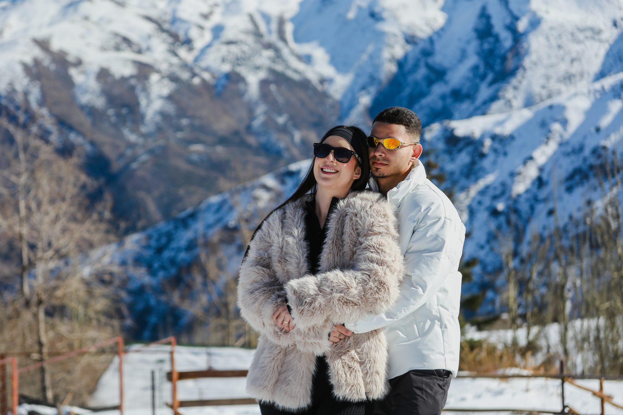 Ensaio na neve